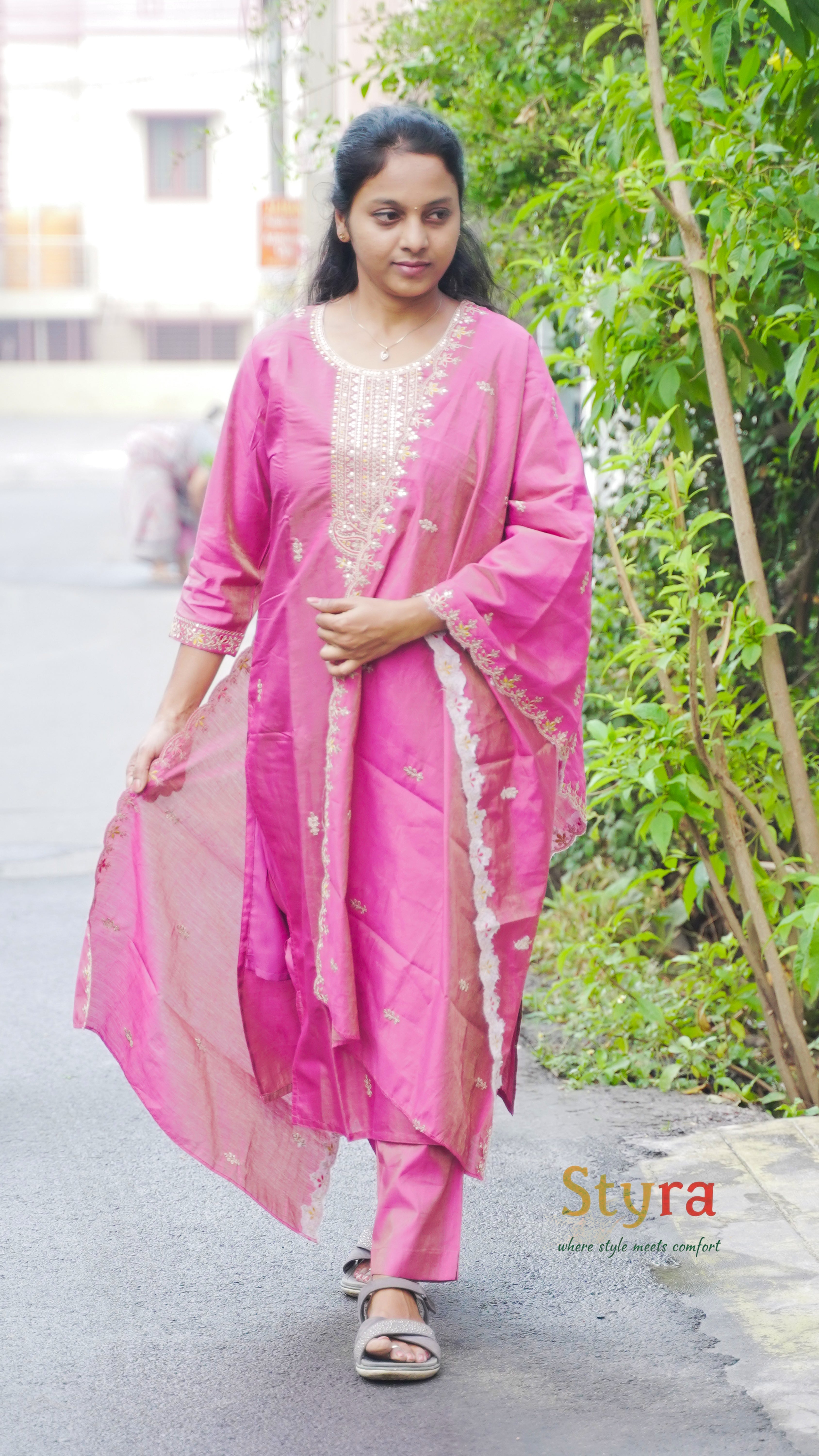 Blush Elegance in Every Step 🌸