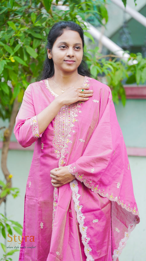 Blush Elegance in Every Step 🌸